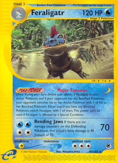 Feraligatr Expedition Base Set card