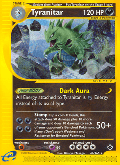 Tyranitar Expedition Base Set card