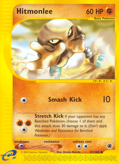 Hitmonlee Expedition Base Set card
