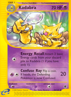 Kadabra Expedition Base Set card