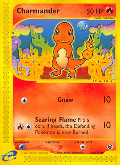 Charmander Expedition Base Set card