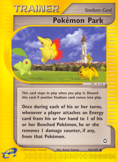 Pokémon Park Aquapolis card