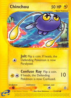 Chinchou Aquapolis card