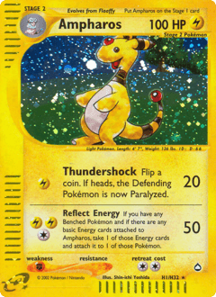 Ampharos Aquapolis card