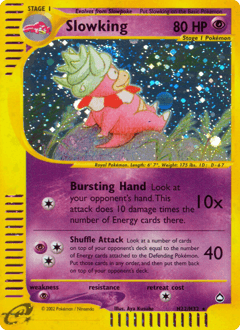 Slowking Aquapolis card