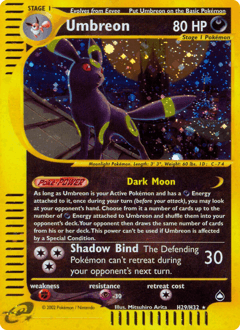 Umbreon Aquapolis card