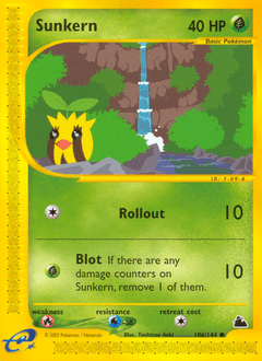 Sunkern Skyridge card