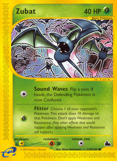 Zubat Skyridge card