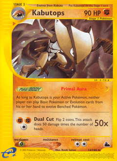 Kabutops Skyridge card