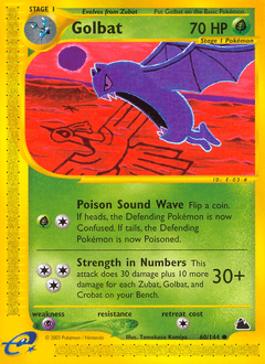 Golbat Skyridge card