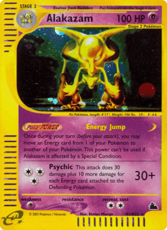 Alakazam Skyridge card