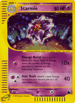 Starmie Skyridge card