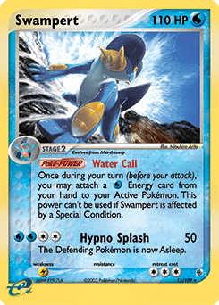 Swampert Ruby & Sapphire card