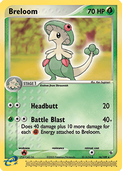 Breloom Ruby & Sapphire card