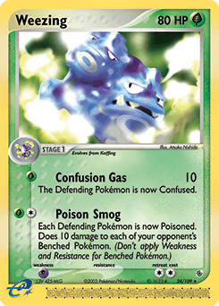 Weezing Ruby & Sapphire card