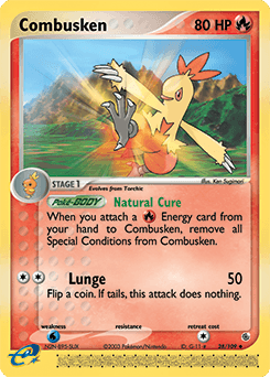 Combusken Ruby & Sapphire card