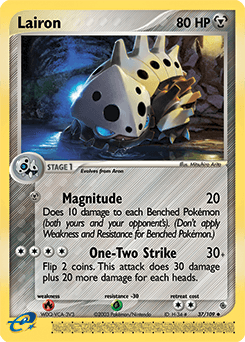Lairon Ruby & Sapphire card