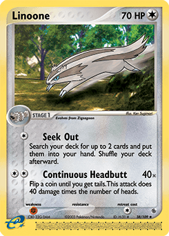 2003 Ruby & Sapphire Linoone #38