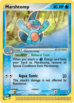 Marshtomp Ruby & Sapphire card