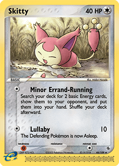 Skitty Ruby & Sapphire card