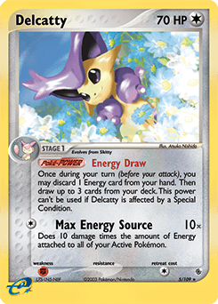 Delcatty Ruby & Sapphire card