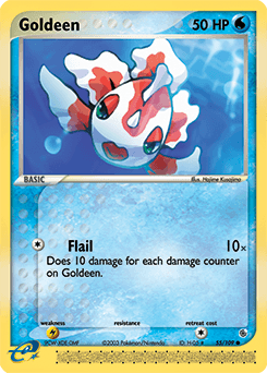 Goldeen Ruby & Sapphire card