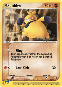Makuhita Ruby & Sapphire card