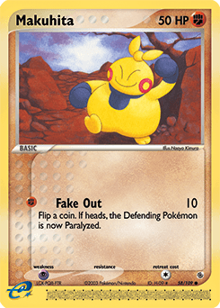 Makuhita Ruby & Sapphire card