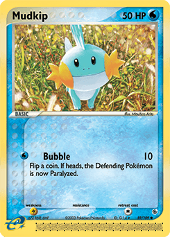 Mudkip Ruby & Sapphire card
