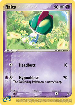 2003 Ruby & Sapphire Ralts #67