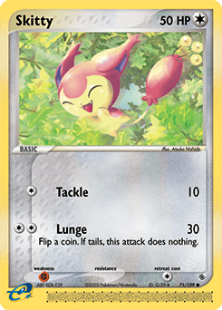 Skitty Ruby & Sapphire card