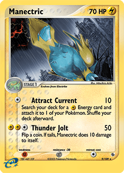 Manectric Ruby & Sapphire card