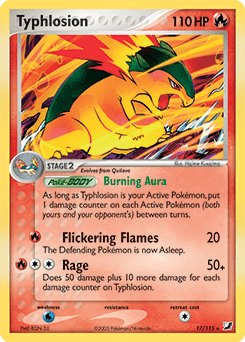 Typhlosion Unseen Forces card