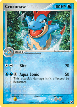 Croconaw Unseen Forces card