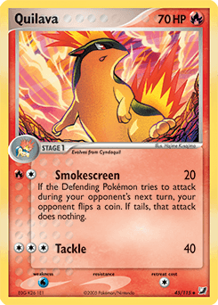 Quilava Unseen Forces card