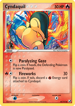Cyndaquil Unseen Forces card