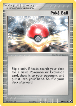 Poké Ball Unseen Forces card