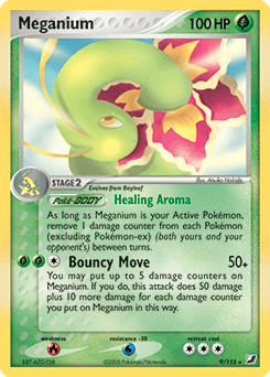 2005 Unseen Forces Meganium #9
