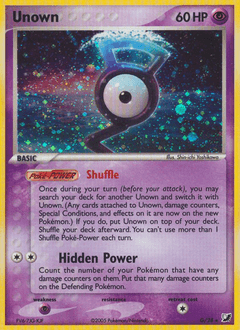 Unown Unseen Forces card