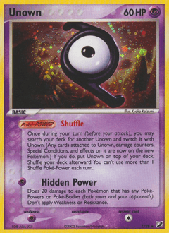 2005 Unseen Forces Unown #Z