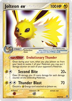 Jolteon ex Delta Species card