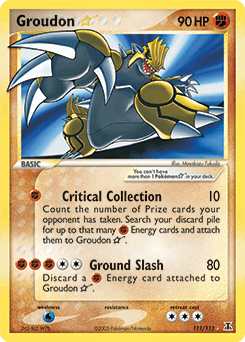 Groudon ★ Delta Species card