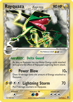 Rayquaza ★ Delta Species card