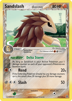 Sandslash Delta Species card