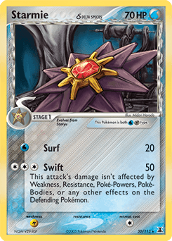 Starmie Delta Species card