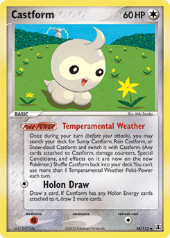 Castform Delta Species card