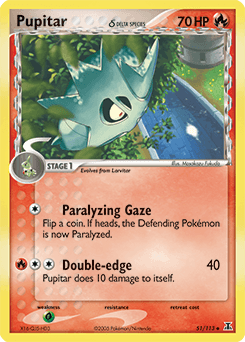 Pupitar Delta Species card