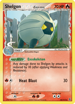 Shelgon Delta Species card