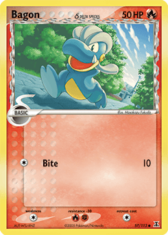 Bagon Delta Species card