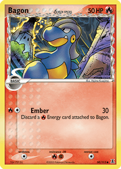 Bagon Delta Species card